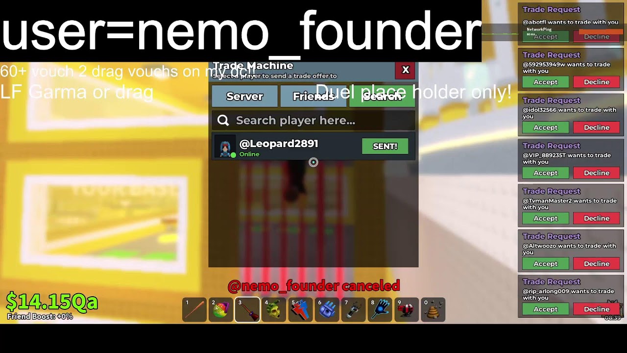 [LIVE] Trading and PvP in Steal a Brainrot LF , Garama , Dragon
