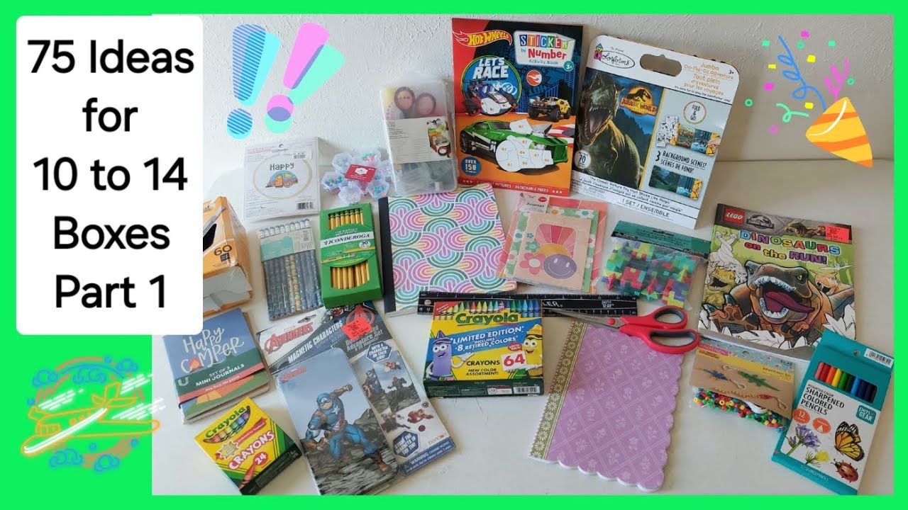 75 Ideas for 10 to 14 Boxes Part 1 - Operation Christmas Child