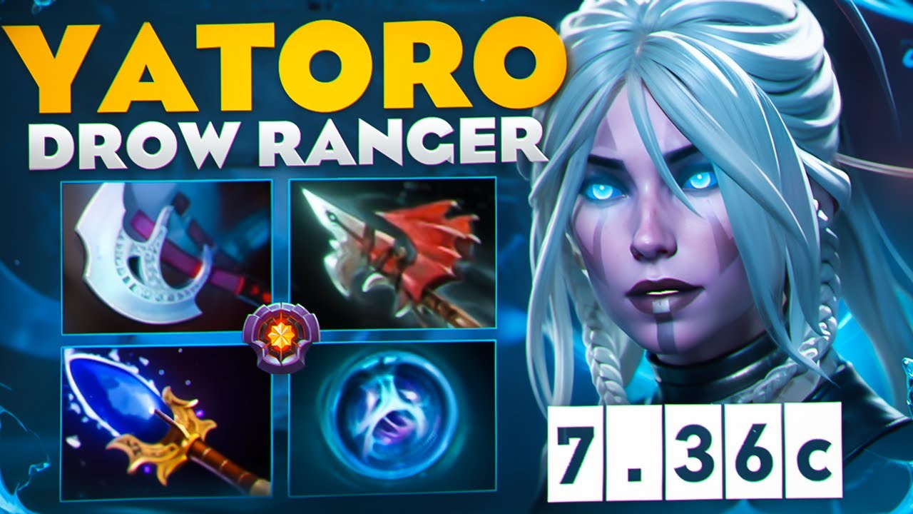 ОБНОВЛЕННАЯ ТРАКСА ОТ YATORO!🔥| Drow Ranger 7.36c