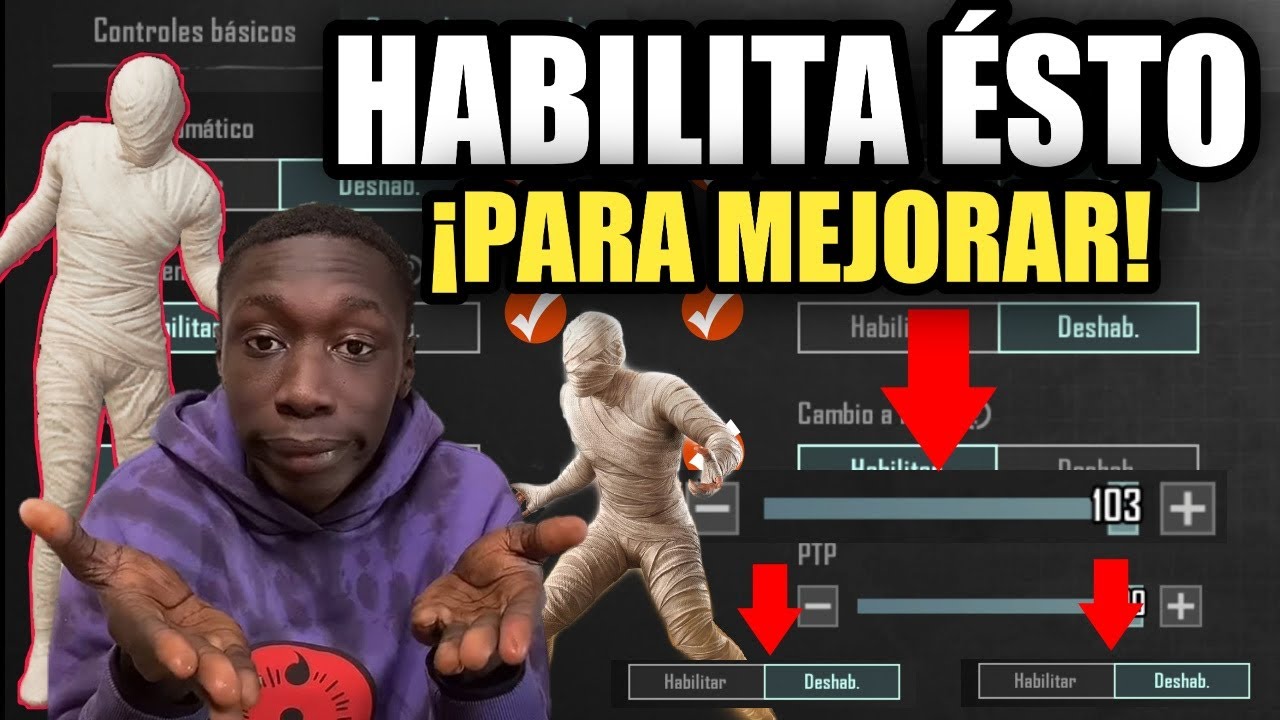 10 OPCIONES que DEBES ✅HABILITAR en la ATUALIZACION de •PUBG MOBILE• 2023!!