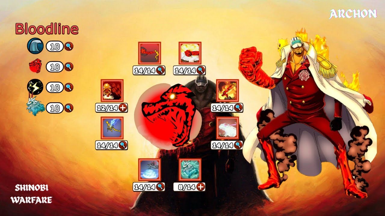 SHINOBI WARFARE - WATER MAGMA PVP S13 6K TROPHIES🏆