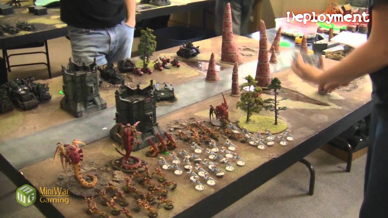 Beat Matt Batrep 4:  Orks vs Tyranids Battle Report Part 1