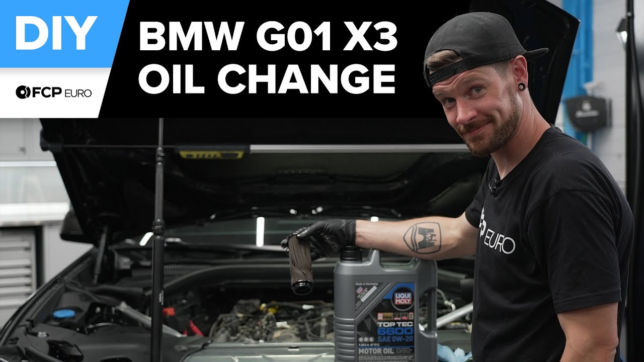 BMW X3 Engine Oil & Filter Change DIY (2019-2025 BMW G01 X3 M40i, F97 X3 M, G20 M340i, B58 Engine)