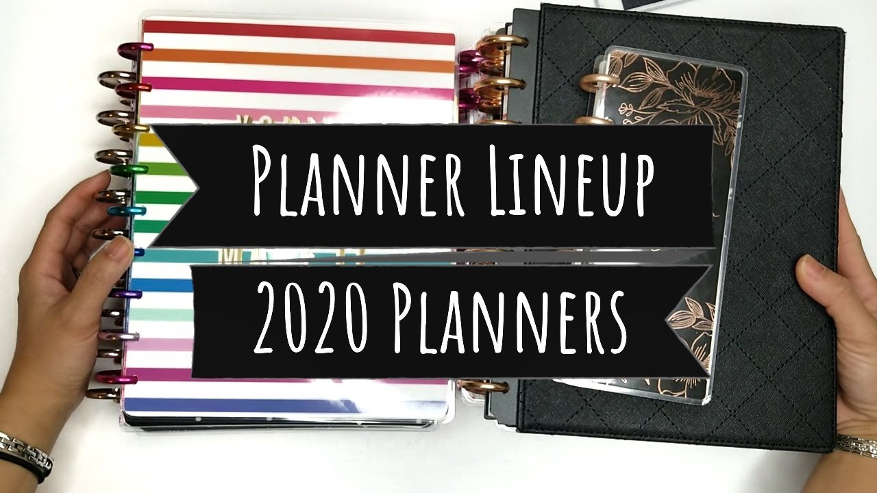 Planner Lineup 2020 | All of My 2020 Planners!