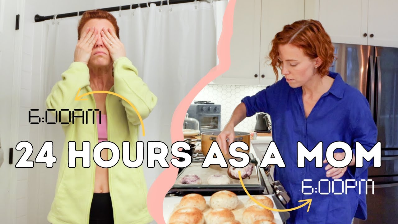 Spend 24 HOURS With Me | routines, kids, homemaking...