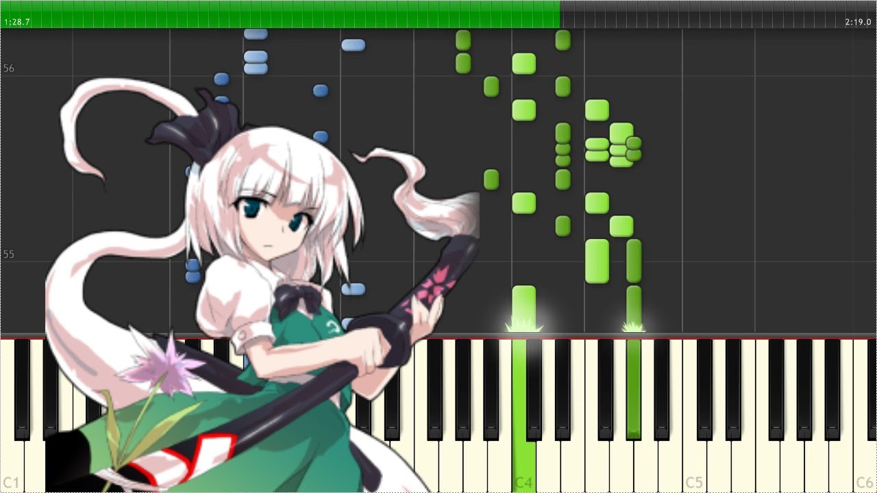 【東方ピアノMIDI】東方妖々夢　～ Ancient Temple