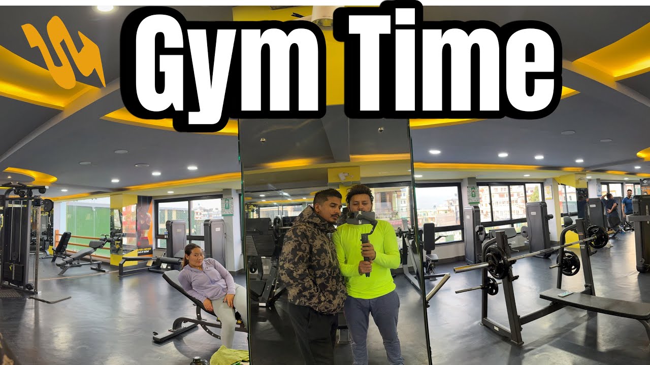 Gym time tushal multivenue Durgesh thapa ​⁠@prachilama1721