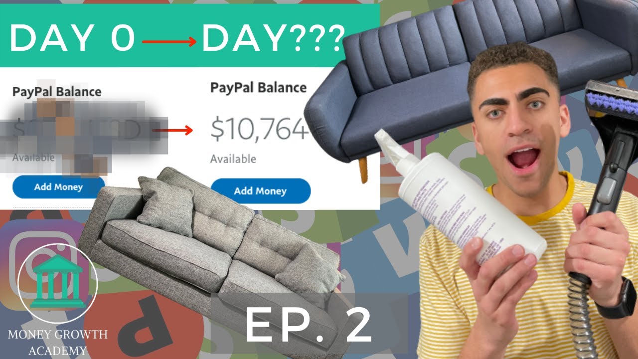 Turning $0 into $10k Challenge 2021| How To Couch Flipping | Ep. 2