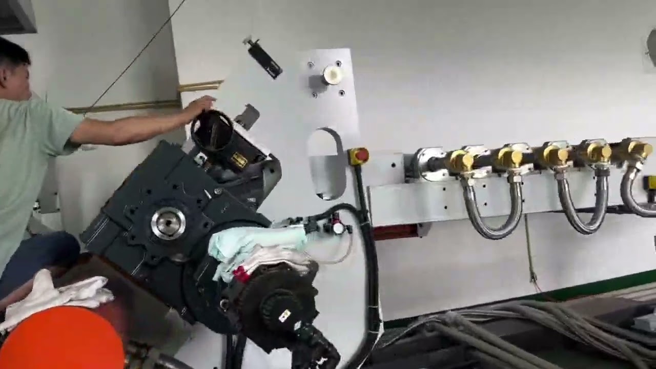 GWELL commissioning on site PC/PMMA sheet extrusion line