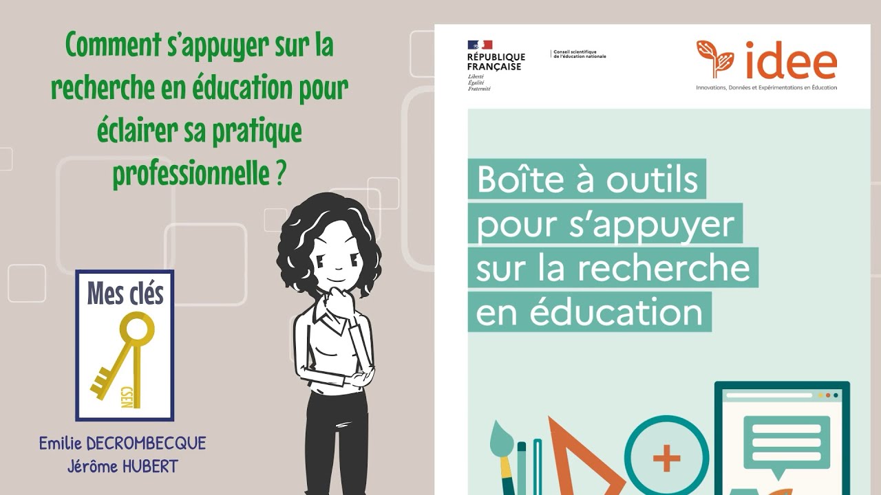 Mes clés...pour m'appuyer sur la recherche en éducation