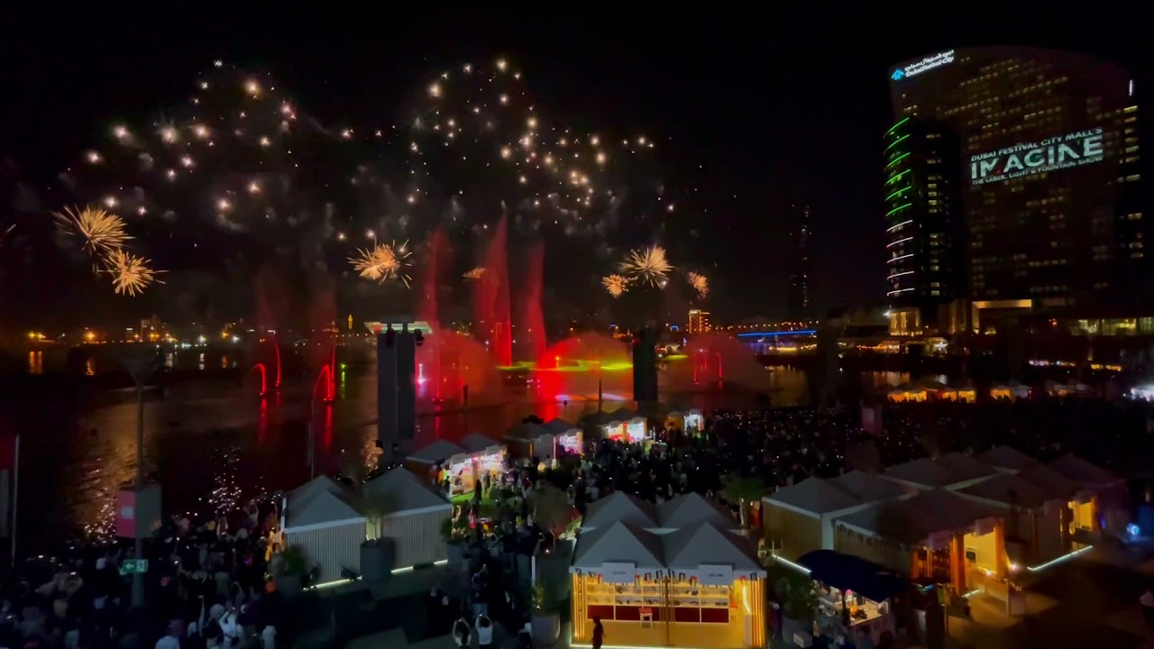 50th UAE National day fireworks Festival city