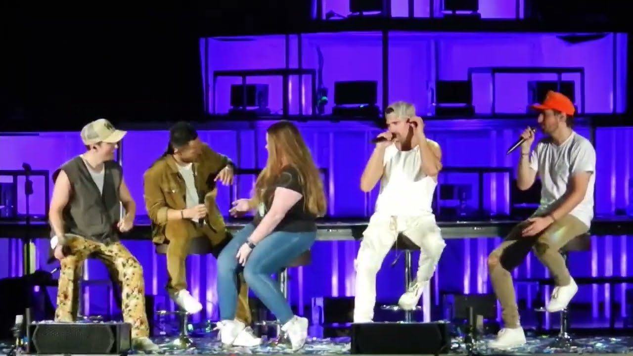 Big Time Rush - Worldwide (Forever Tour; Gilford, NH; 6/25/2022)  (Close-Up)