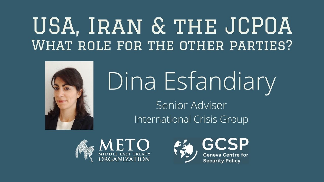 Dina Esfandiary on the 