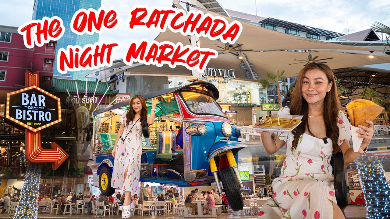 ဘန်ကောက်ညဈေးလေးမှာပတ်စားမယ်-ULTIMATE Street Food Tour at the One Ratchada Night Market 2024