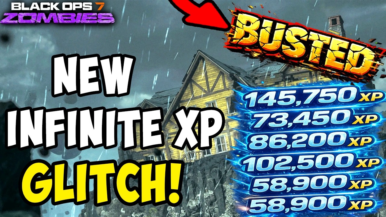 *NEW* SOLO INFINITE XP GLITCH LEVEL 1000 FAST (BO7 Zombies)