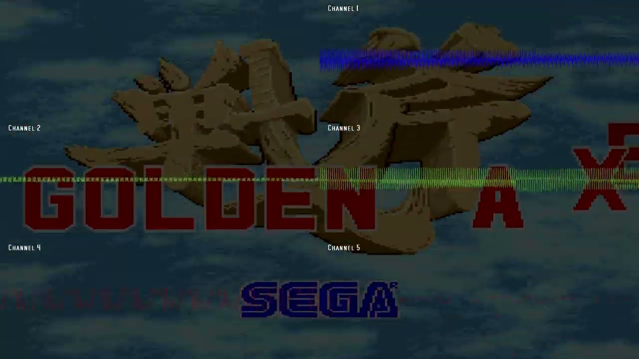 The Battle(Golden Axe Title Screen), Deconstructed via Oscilloscope