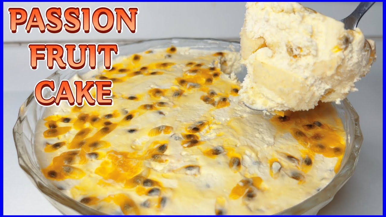 EASY PASSION FRUIT CAKE RECIPE