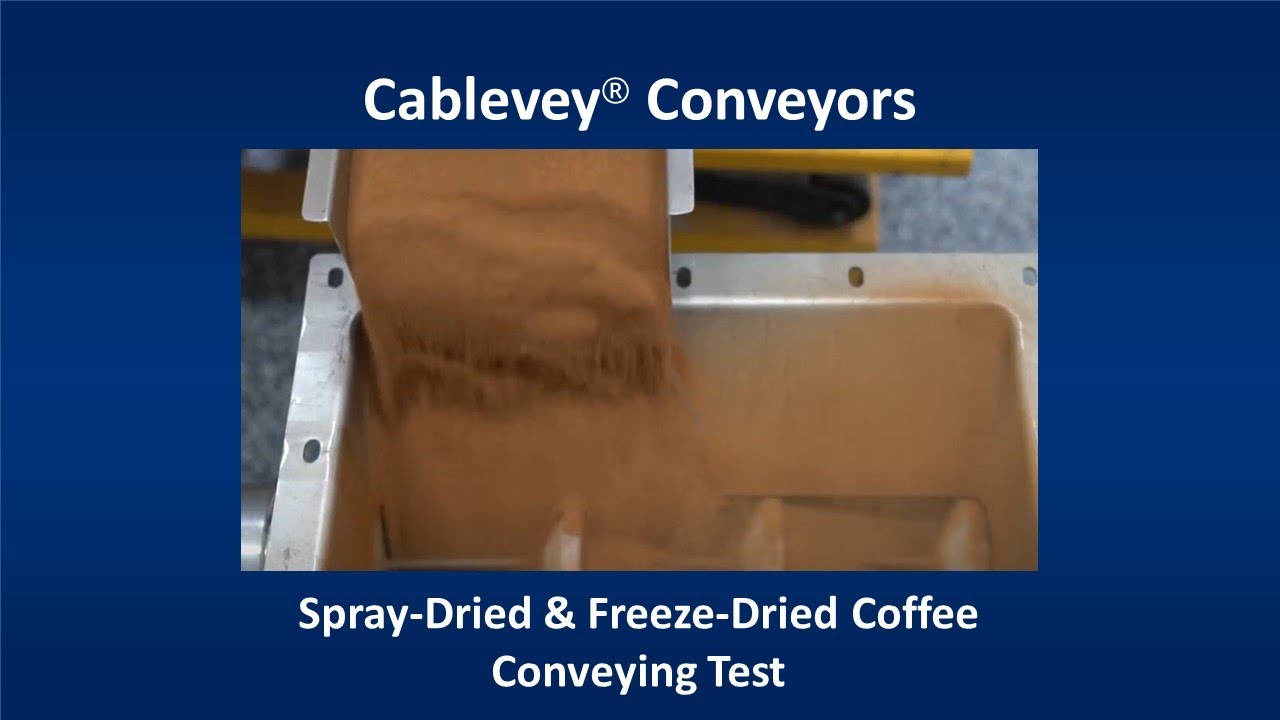 Cablevey&reg; Conveyors - Spray-Dried & Freeze-Dried Coffee Conveying Test