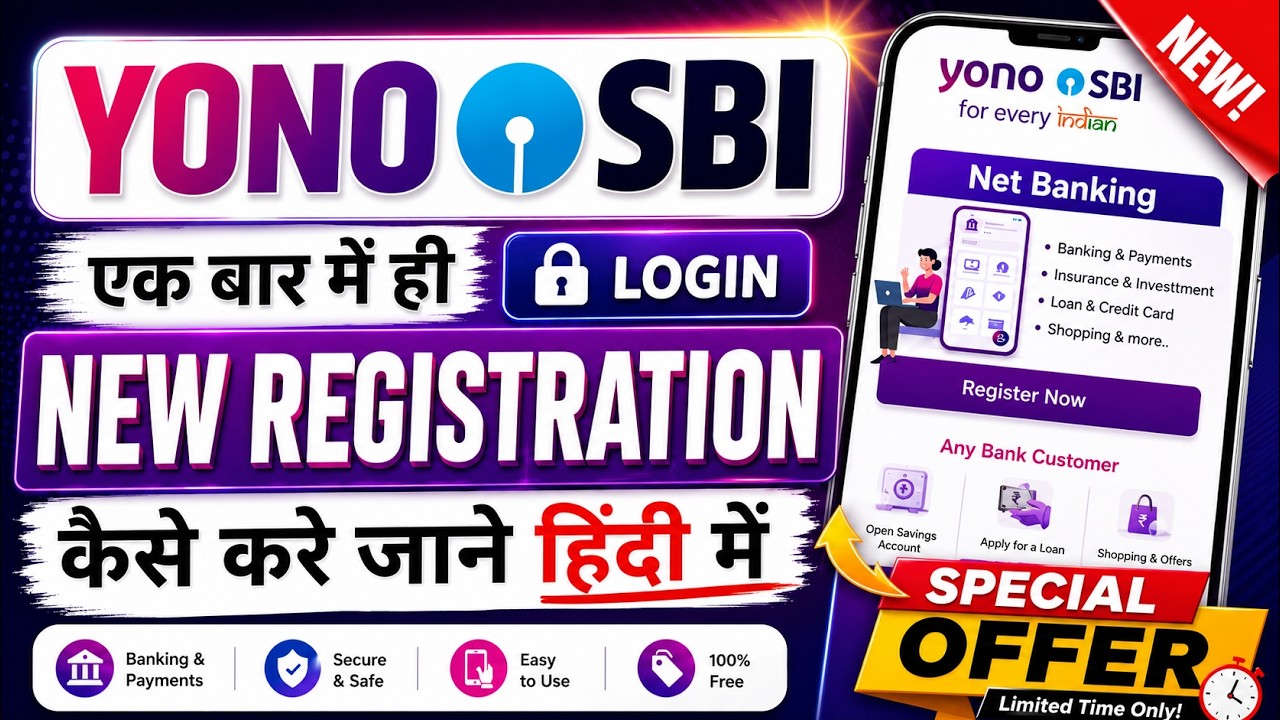 How to register yono sbi app | SBI yono new registration | sbi yono login kaise kare | yono login