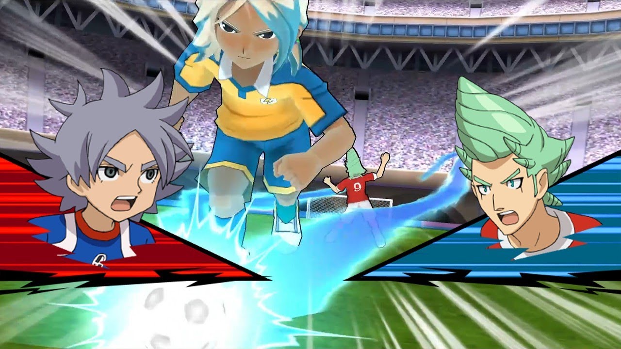 Inazuma Eleven Go Strikers 2013 Xtreme | Random Team VS Tenmas | Wii 1080p