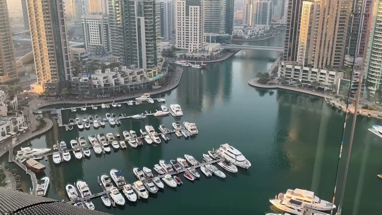 Dubai Marina Timelapse | Extended Cut with Chill Ambient Music