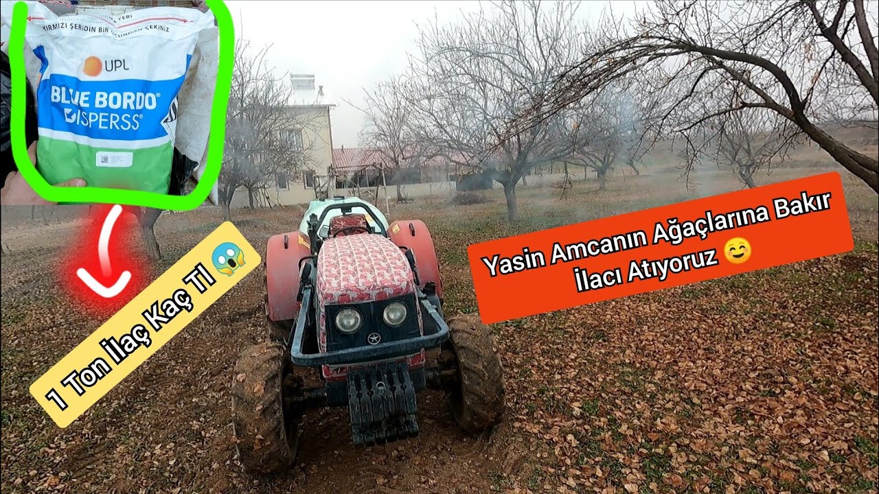 2 Tonluk Atomizerle Bakır İlacı Atıyoruz | We Throw Copper Medicines With 2 Tons Atomizer |#tümosan
