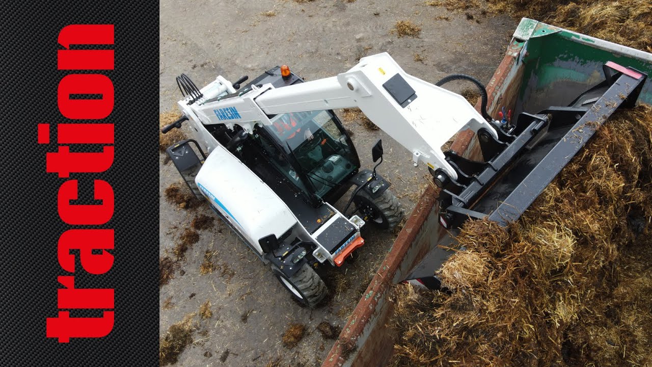 Elektro-Teleskoplader Faresin 6.26 full electric in der traction Arbeitsprobe