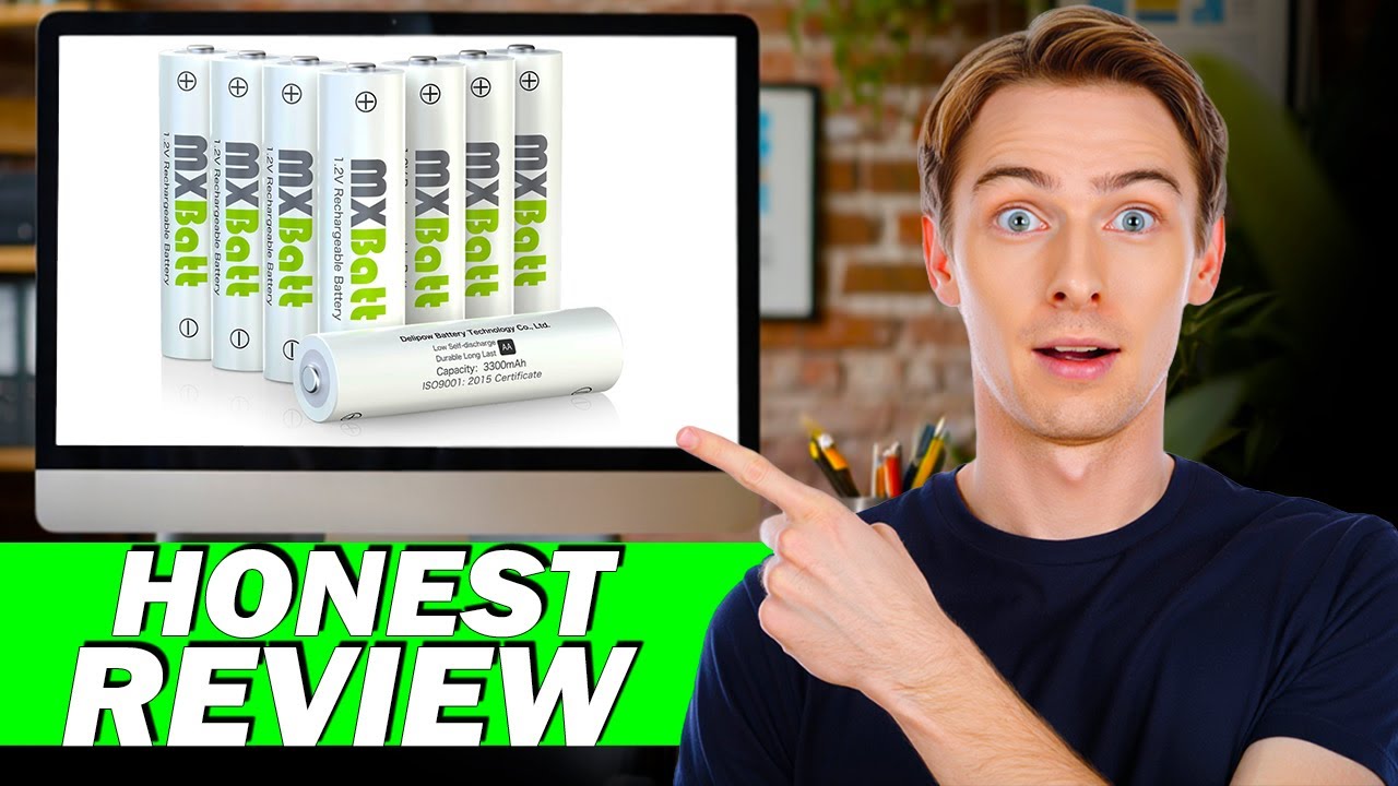 Rechargeable AA Batteries NiMH 1.2V 3300mAh Review | Honest Test of High Capacity Pack of 8