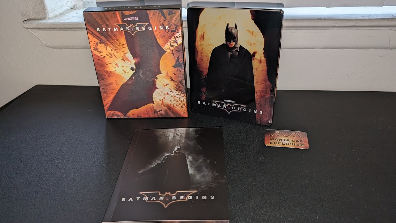 Batman Begins Double Lenticular A Manta Lab Steelbook Unboxing #batman #batmanbegins #wb #warnerbros