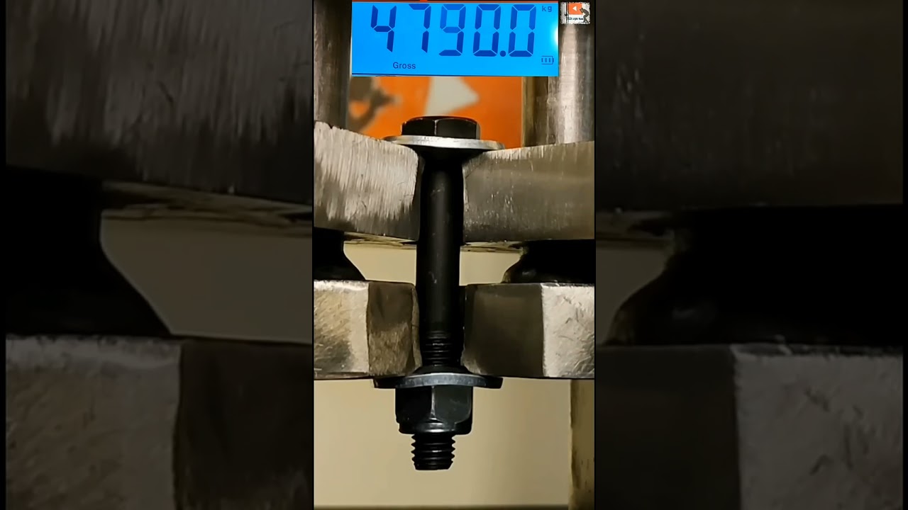 TESt ✔ Śruba M10 klasy 8.8 z nakrętką klasa 10 Jak mocne jest takie połączenie ❓