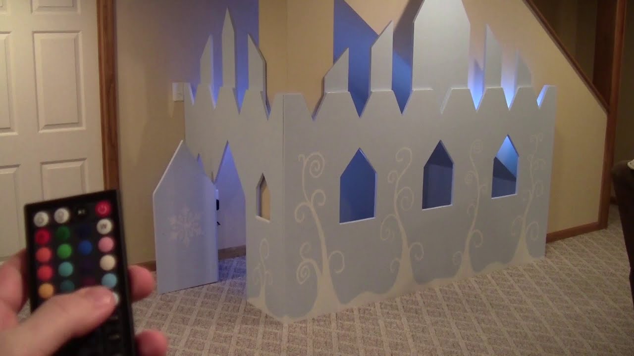 Simple Plywood Elsa's Ice Castle for Kids