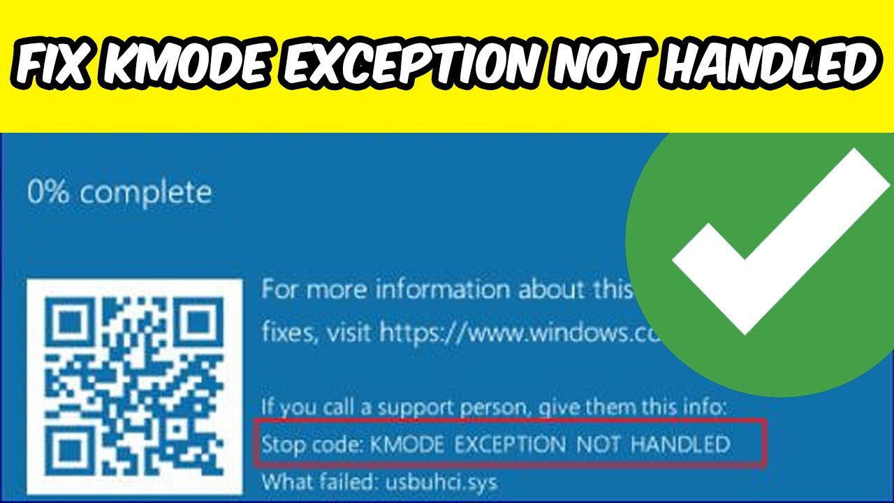 Как исправить ошибку «Kmode Exception Not Handled» в Windows 10/11 (простое пошаговое руководство)