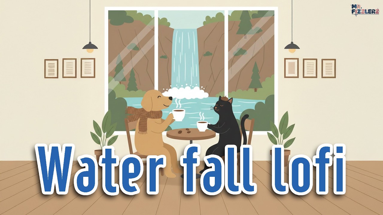 Water fall Lofi - Relax Music : 30min