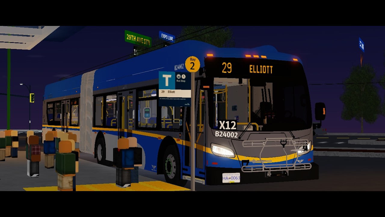 24002 Making a rare trip on the 29 ELLIOTT