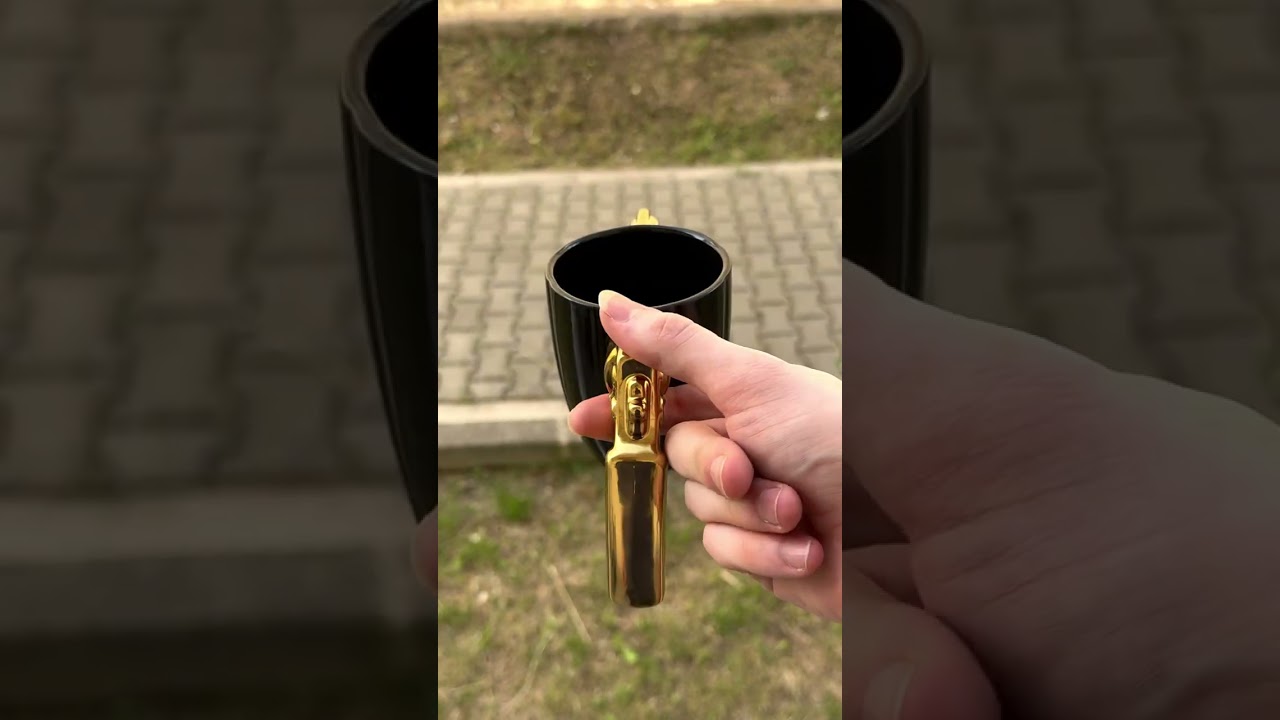 🔔 Revolver Grip Coffee Mug - Product Link in Bio ( # 2060 ) ‪@MaviGadgets