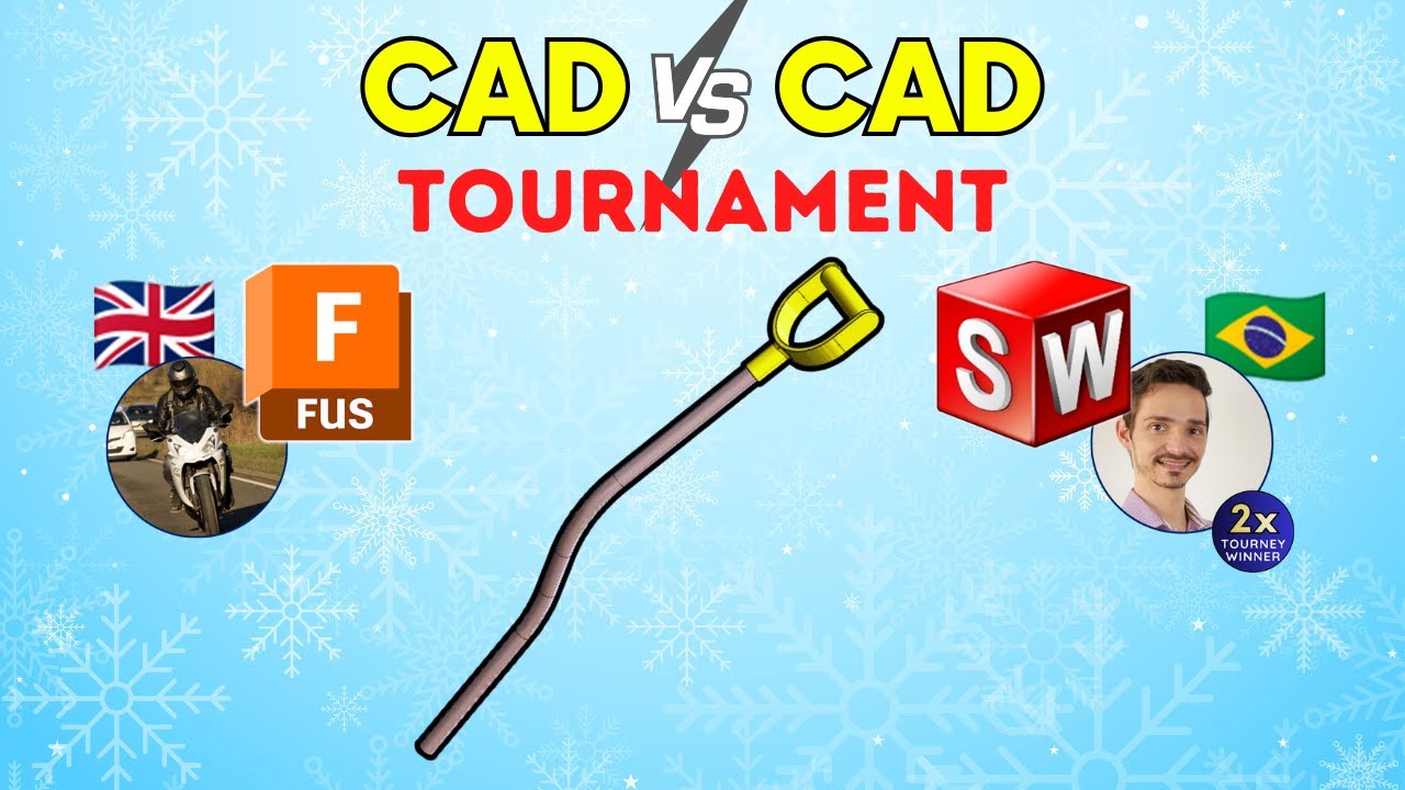 Fusion против SolidWorks — Турнир по скоростному моделированию CAD против CAD!! 🚧🚧 Рукоятка лопаты