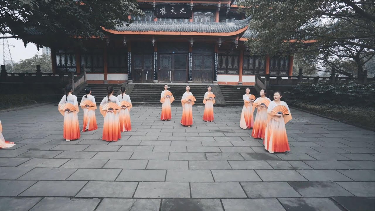 大王意气尽，贱妾何聊生！古风扇子舞《虞兮叹》