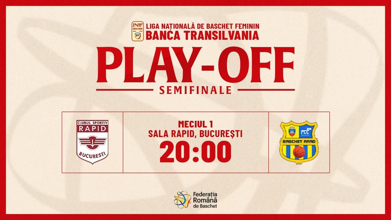 Liga Nationala de Baschet Feminin BT 25/26 - CS Rapid Bucuresti vs FCC Baschet UAV Arad