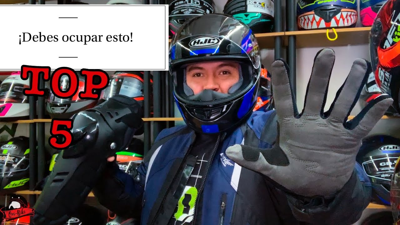 Top 5 accesorios que debes usar para andar en moto *precios y más* I Ovi Bike