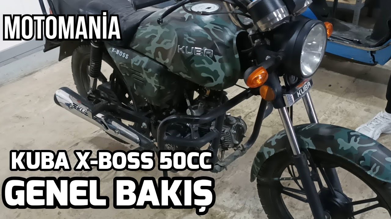 KUBA X-BOSS 50CC GENEL BAKIŞ