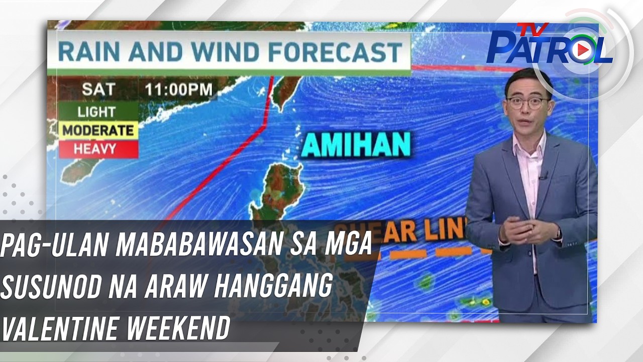 TV PATROL: Shear line, easterlies nagpapaulan