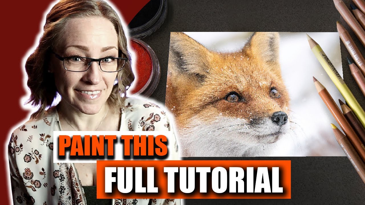 Fox Colored Pencil & Pan Pastels - LIVE