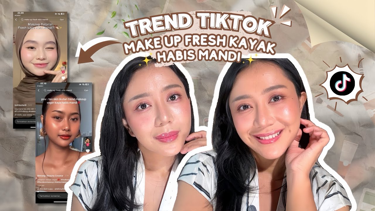 TUTORIAL MAKEUP SEGER KAYAK ABIS MANDI BUAT BUKBER SAMA PACAR