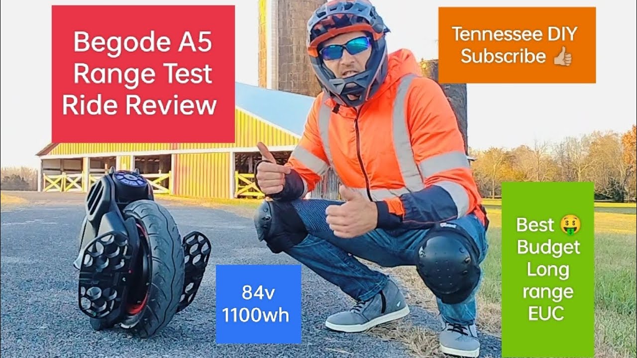 ТЕСТ ДИАПАЗОНА Begode A5 ⚙️ Обзор поездки Лучший бюджетный электромоноцикл EUC с большим запасом ...
