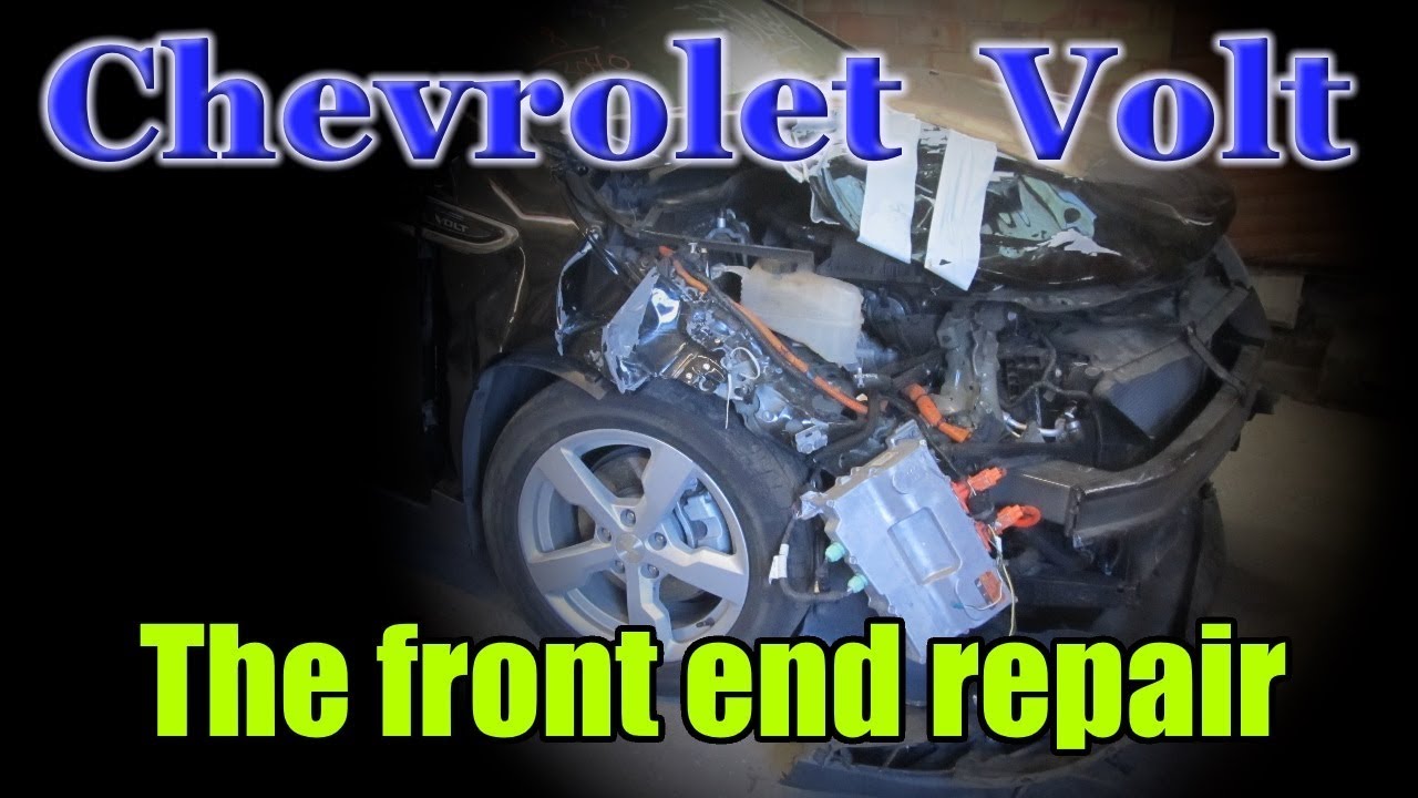 Chevrolet Volt. The front end repair. Ремонт переда.