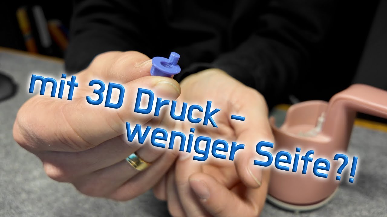 "No Touch" Gerät - Dosiermenge reduzieren - 3D Druck machts möglich.