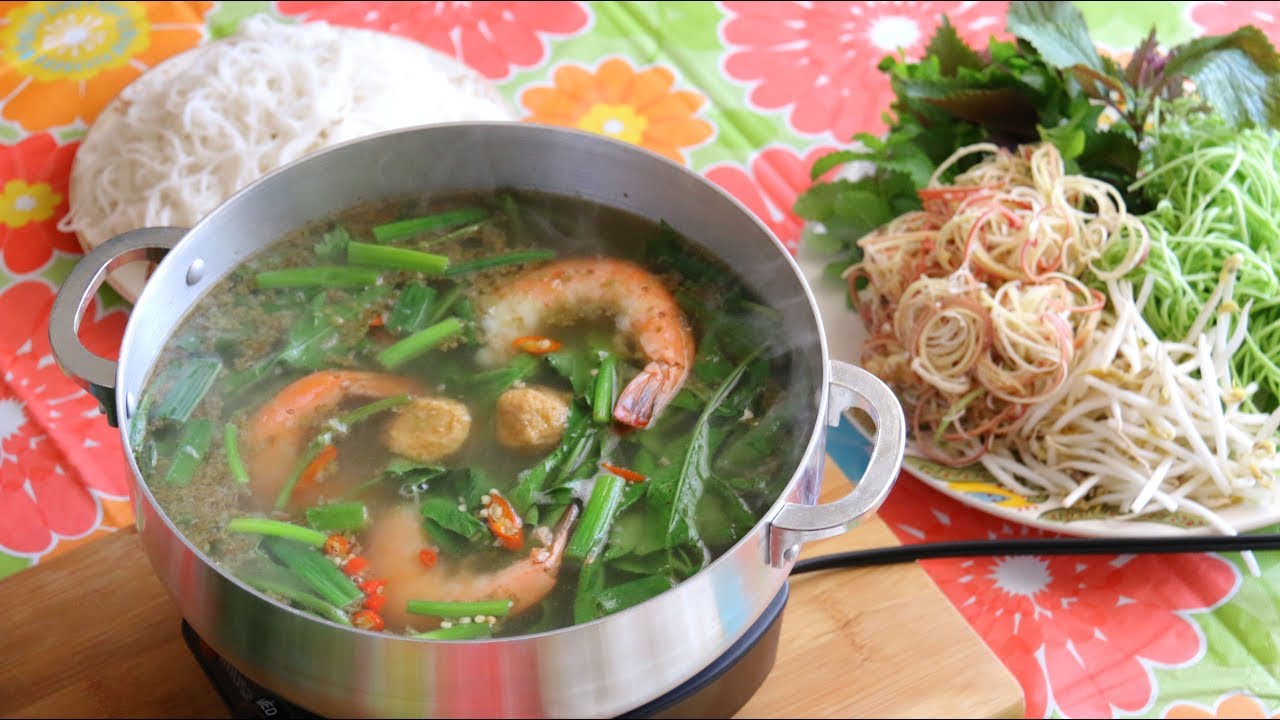 Vietnamese Hot Pot Fermented Fish (Lẩu mắm cá sặc) Recipe