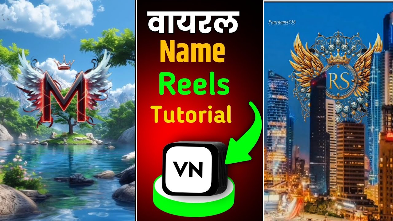 Instagram Name Reels Editing || Instagram Name Reels Kaise Banaye|| Name Reels Tutorial