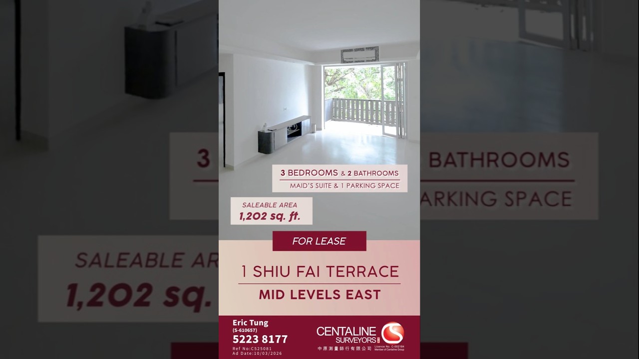 1 Shiu Fai Terrace #forlease #3bedrooms #midlevelseast #leaseproperty