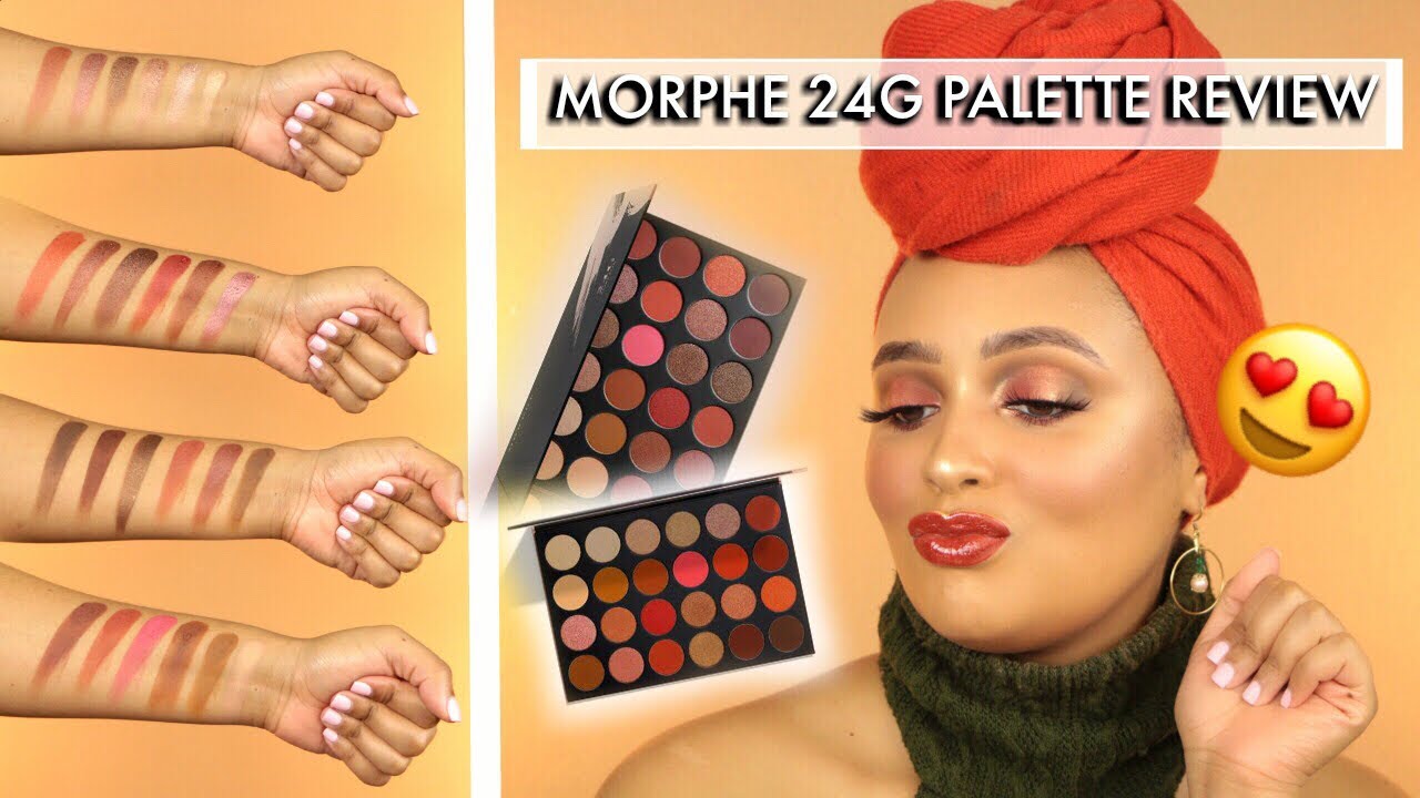 Morphe 24G Grand Glam Palette: Review, Swatches, Tutorial!